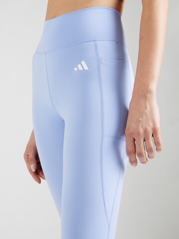 ADIDAS PERFORMANCE Skinny Παντελόνι φόρμας 'OPT ESS' σε μπλε