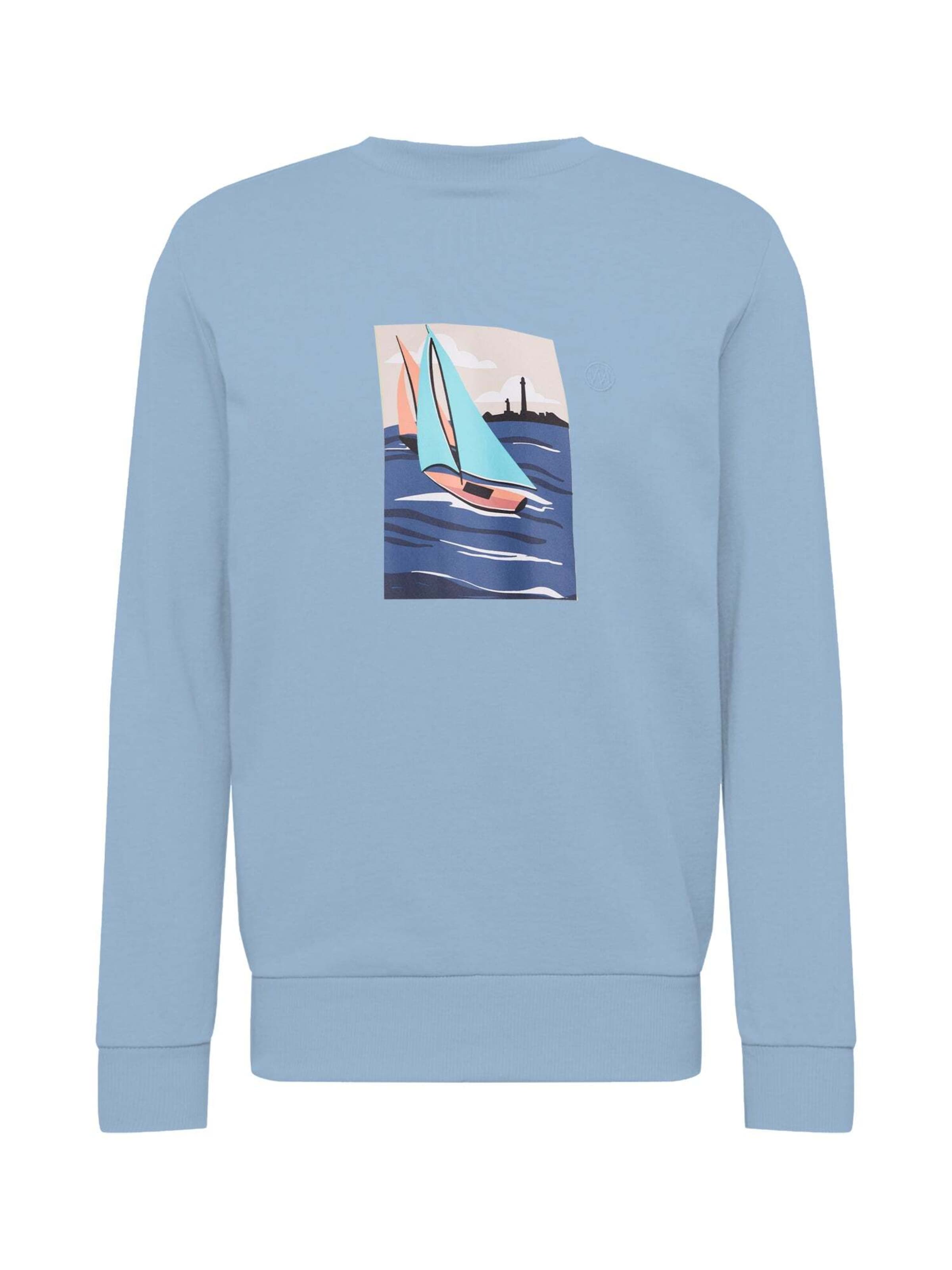 Sweat-shirt 'VIEW SAIL ' WESTMARK LONDON en bleu : devant
