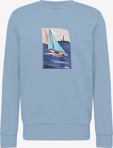 WESTMARK LONDON Sweatshirt 'VIEW SAIL ' in Blauw: voorkant