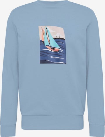 WESTMARK LONDON Sweatshirt 'VIEW SAIL ' i blå: forside