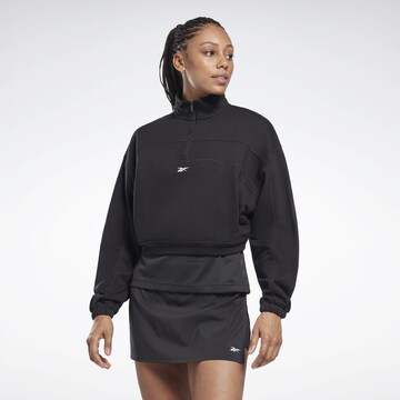 Reebok Athletic Sweatshirt 'Workout Ready' in Black: front