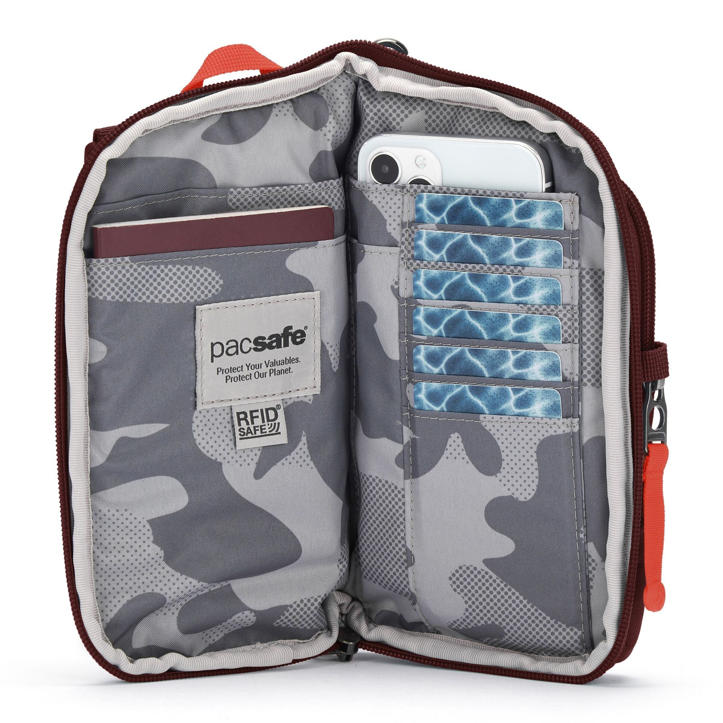 Pacsafe Crossbody Bag in Red