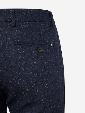 Slimfit Pantaloni con pieghe 'Hampton Donegal1' di Tommy Hilfiger Tailored in blu