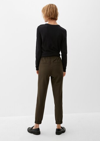 s.Oliver Tapered Broek in Groen