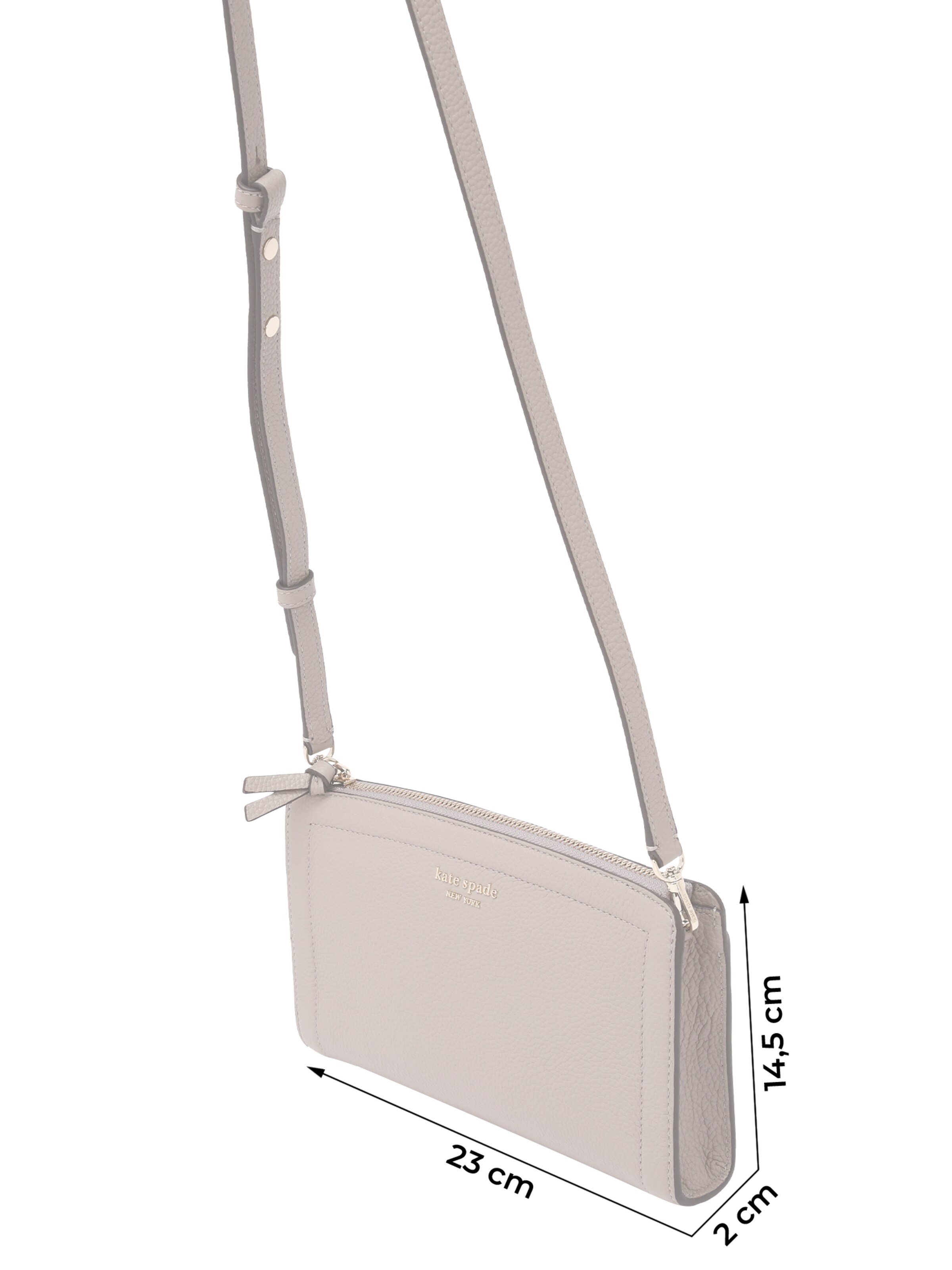 Kate Spade Umhängetasche 'Knott' in Grau