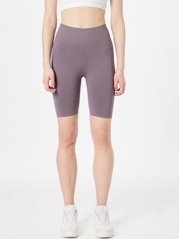 Athlecia Skinny Workout Pants 'Nagar' in Grey: front