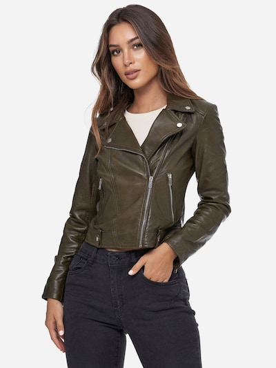Tazzio Übergangsjacke 'F507'‌‌‌‌‌‌‌‌‌ in XS in khaki, Produktansicht