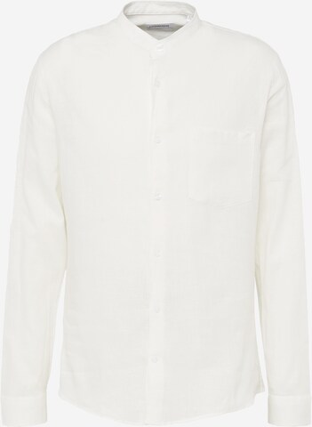 Coupe slim Chemise Lindbergh en blanc : devant