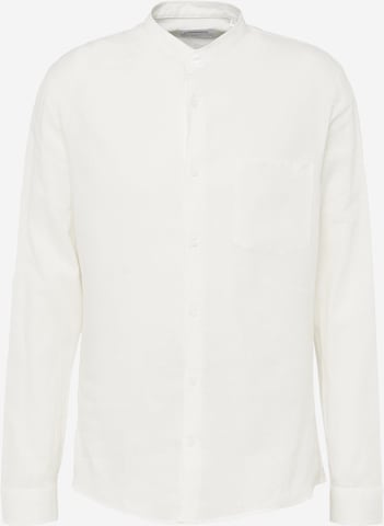 Lindbergh Slim fit Button Up Shirt in White: front