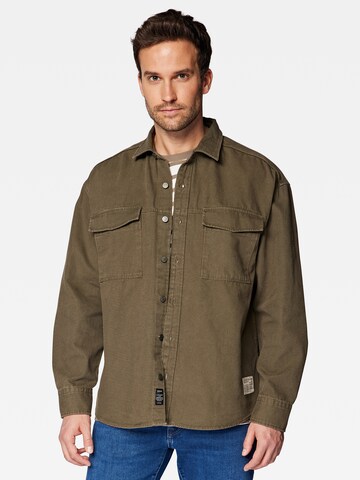 Mavi Comfort fit Button Up Shirt in Brown: front