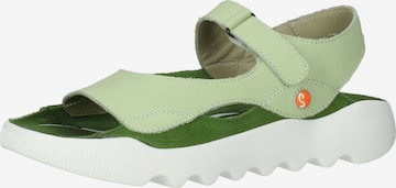 Softinos Sandals in Green: front