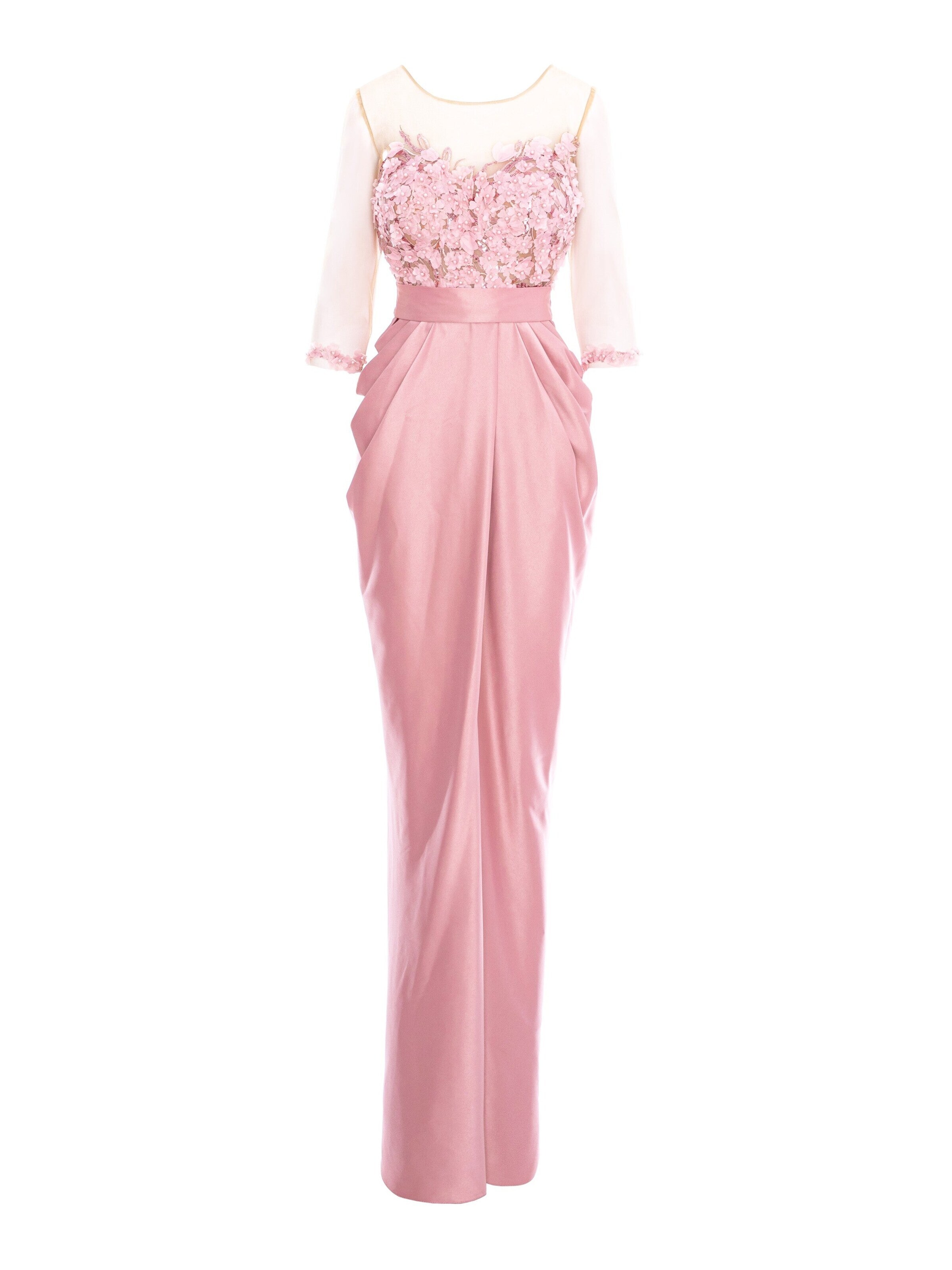 Robe de soirée acob a porter en rose