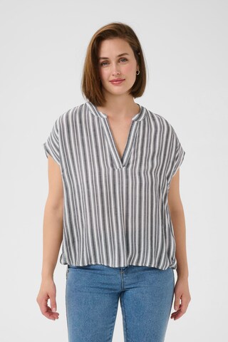 Kaffe Bluse in Grau: Vorderseite