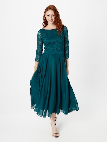 Robe de cocktail SWING en vert