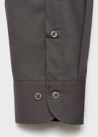 MANGO MAN Regular Fit Hemd 'Play' in Grau