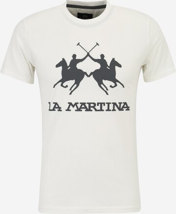 La Martina T-Shirt in Weiß: predná strana