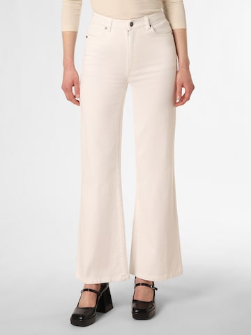 Marie Lund Boot cut Jeans in White: front