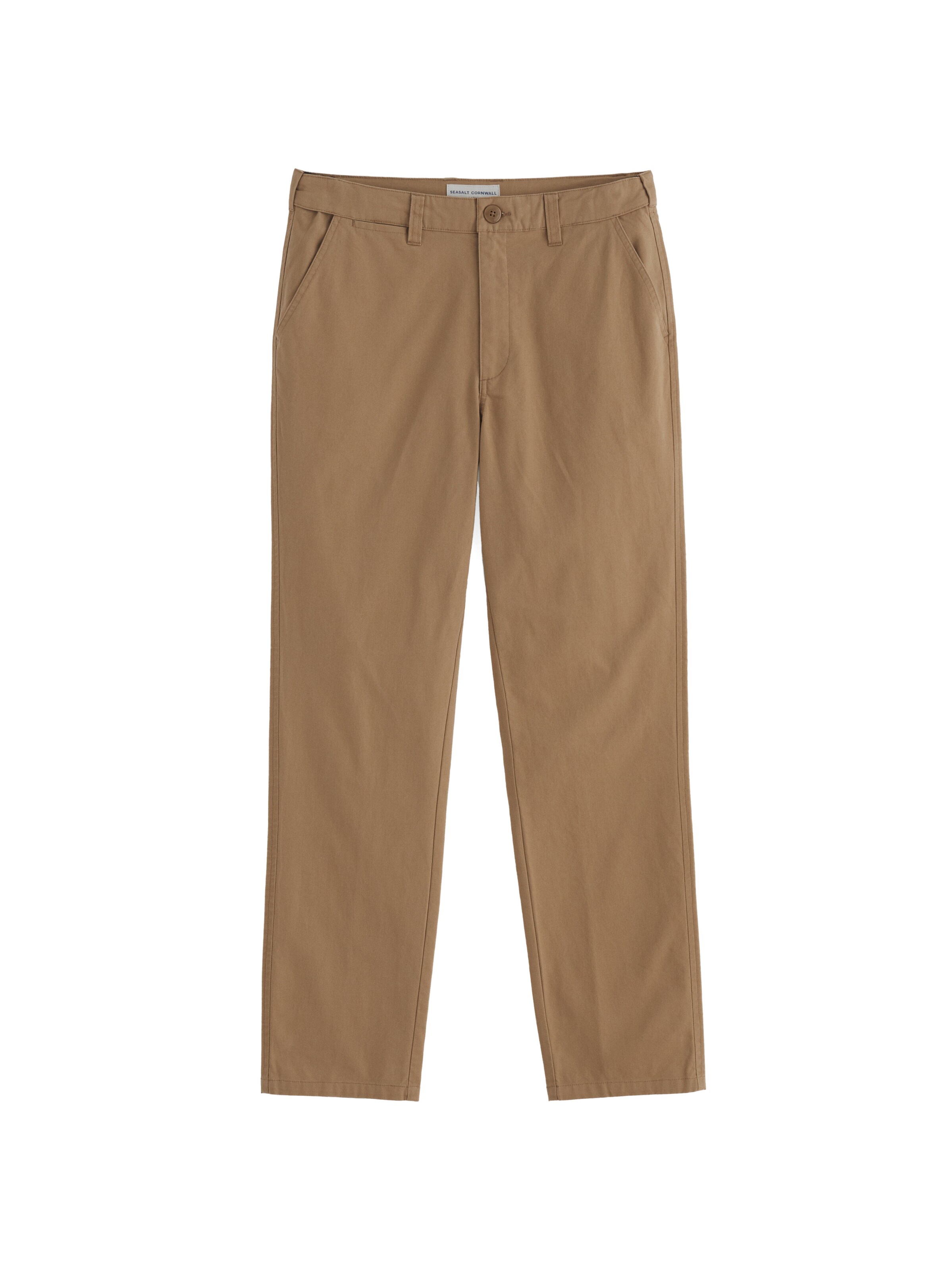 Seasalt Cornwall Regular Chino Pants 'Bowman' in Beige: front