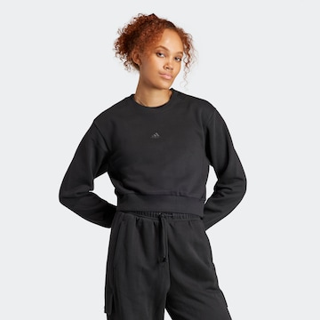 ADIDAS SPORTSWEAR Sport sweatshirt i svart: framsida