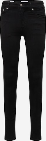 Calvin Klein Jeans Skinny Jeans in Black: front