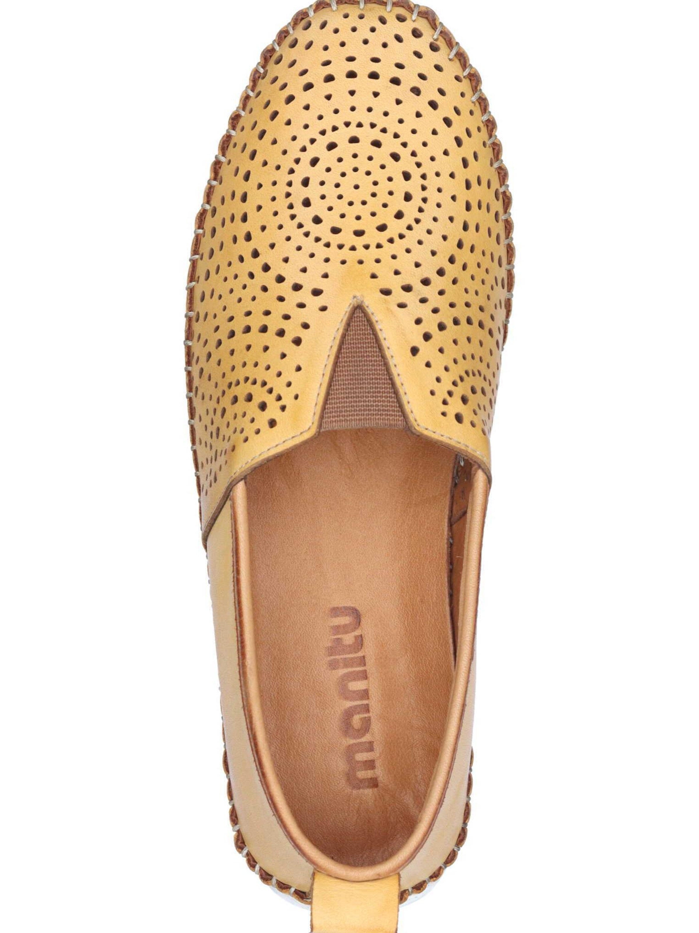 MANITU Classic Flats in Yellow