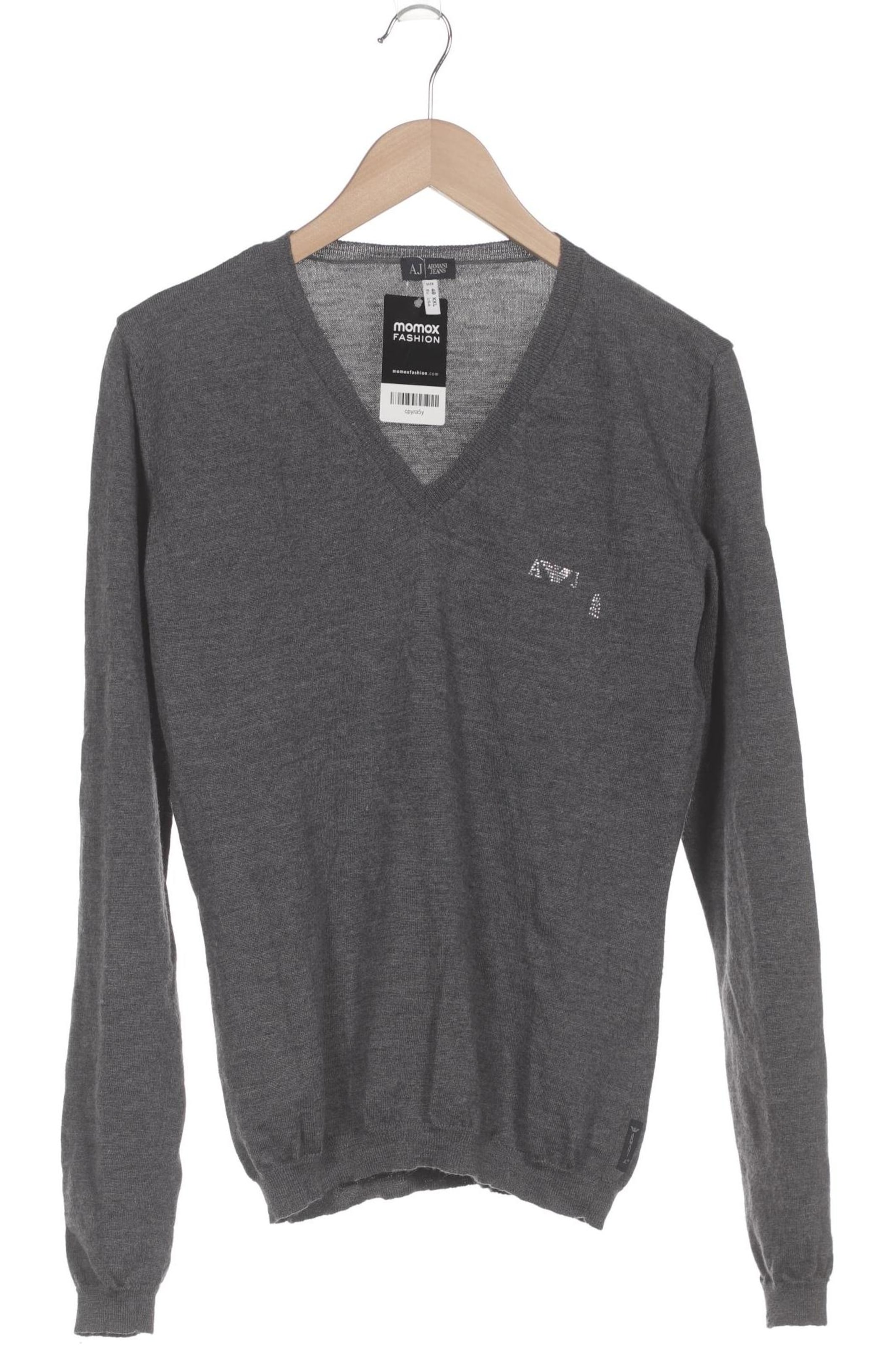 Armani Jeans Sweater & Cardigan in XL in Grey: front