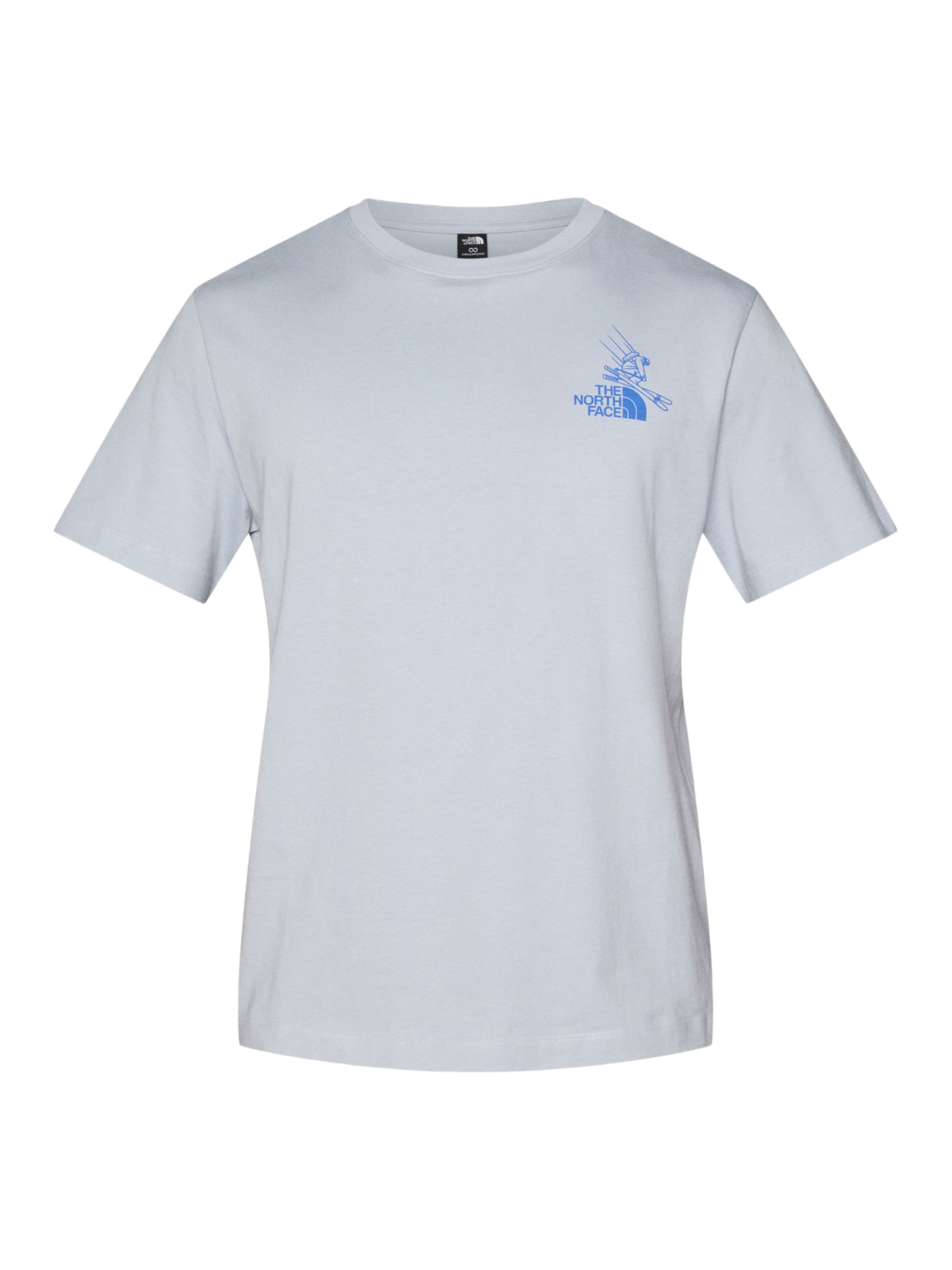 THE NORTH FACE Majica 'MOUNTAIN CELEBRATION' | siva barva: sprednja stran
