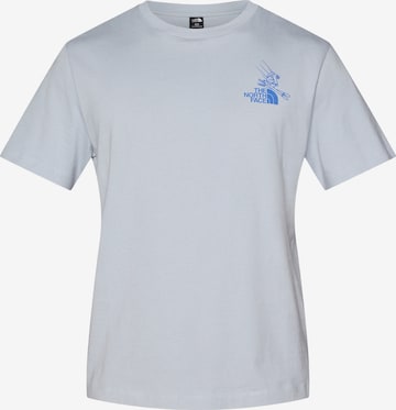 THE NORTH FACE Majica 'MOUNTAIN CELEBRATION' | siva barva: sprednja stran