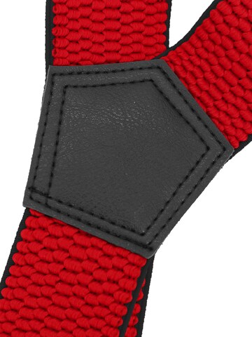 Fabio Farini Hosenträger 'X Form' in Rot