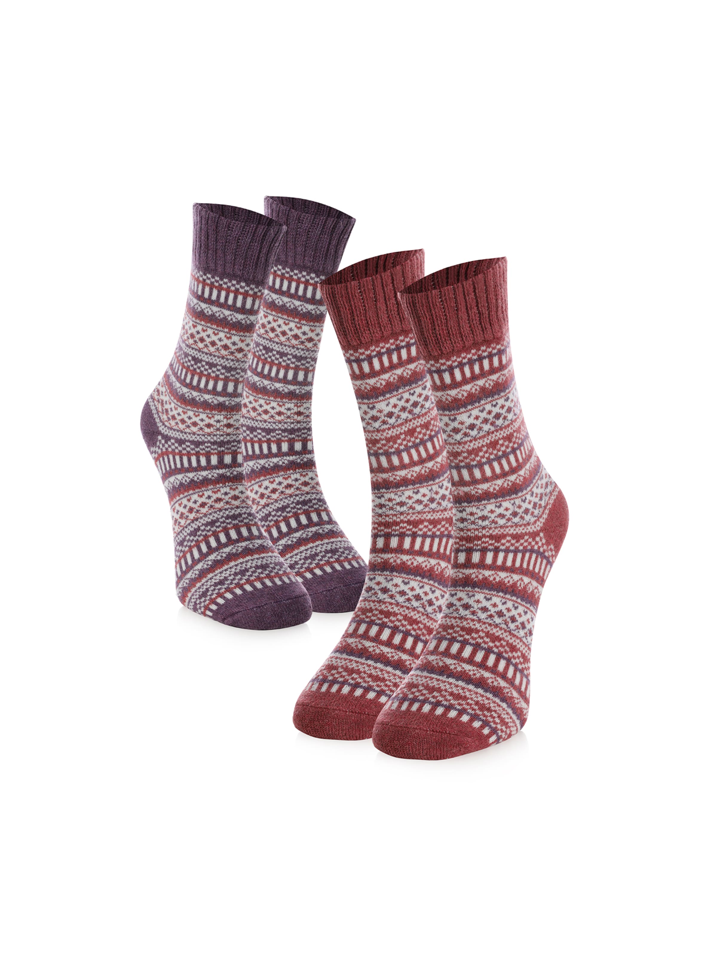 Crea Socks Sokker 'Winter' i blandingsfarvet: forside