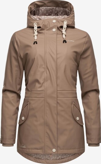 NAVAHOO Tehnička jakna 'Ocean Heart' u taupe siva / bijela, Pregled proizvoda
