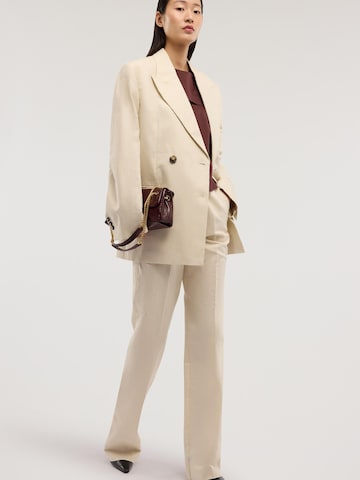 Wide Leg Pantalon Trussardi en beige