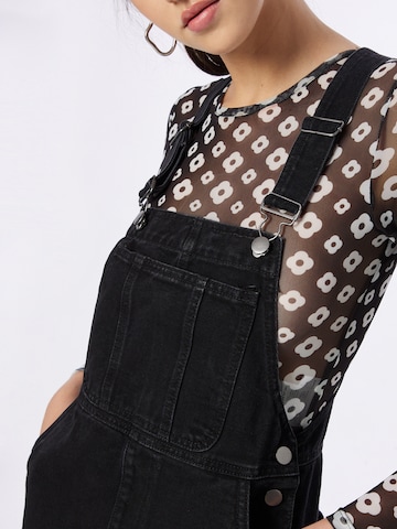 ABOUT YOU Dungaree skirt 'Gemma' in Black