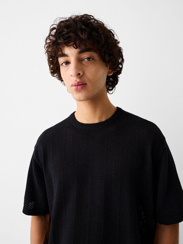 Pull-over Bershka en noir