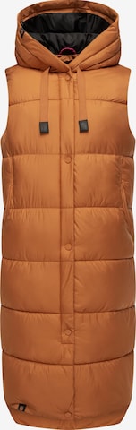 MARIKOO Bodywarmer 'Sayorii' in Oranje: voorkant