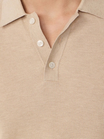 Hackett London Shirt 'HONEYCOMB' in Beige
