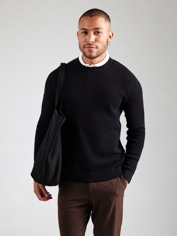 JACK & JONES Pullover 'JWHNOAH' in Schwarz: Vorderseite