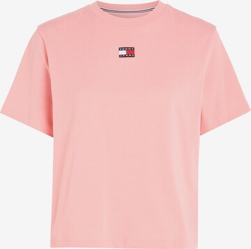 Tommy Jeans Curve T-Shirt in Pink: predná strana