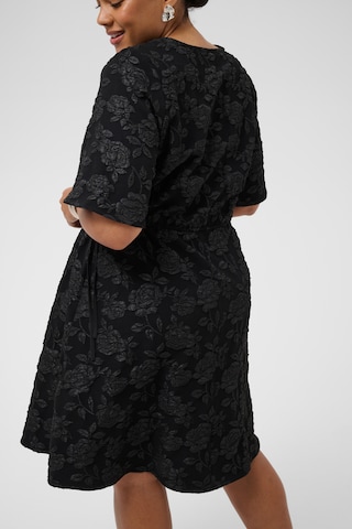 KAFFE CURVE Kleid 'KCCamina' in Schwarz