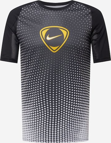 T-Shirt fonctionnel NIKE en noir : devant