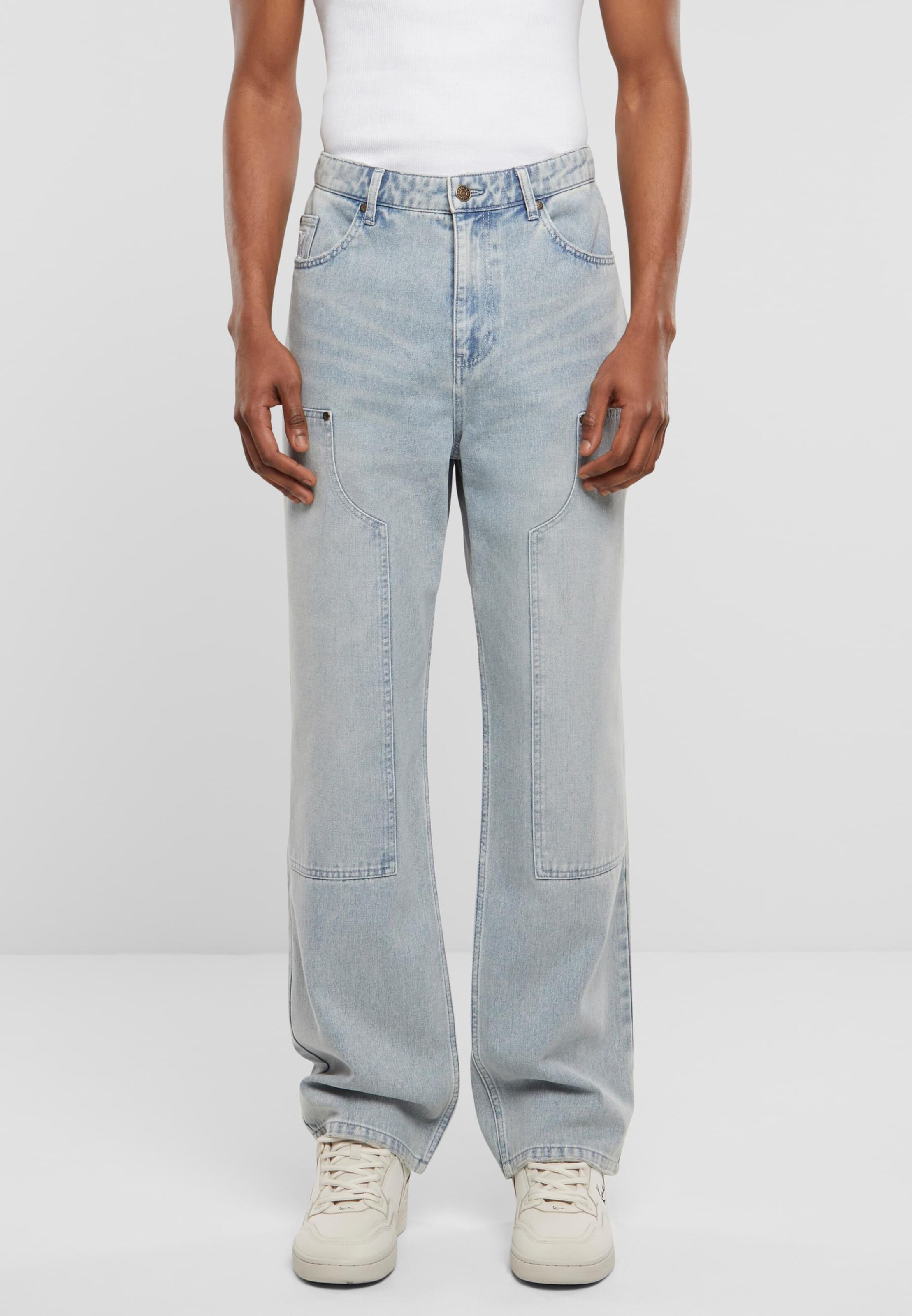 Karl Kani Regular Jeans 'Carpenter' in Light Blue | ABOUT YOU