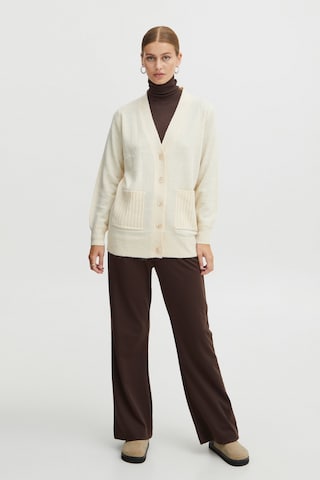 ICHI Knit Cardigan 'Marat' in White