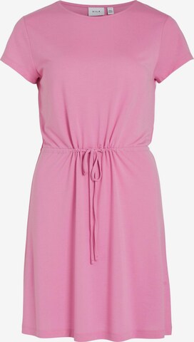 VILA Obleka | roza barva: sprednja stran
