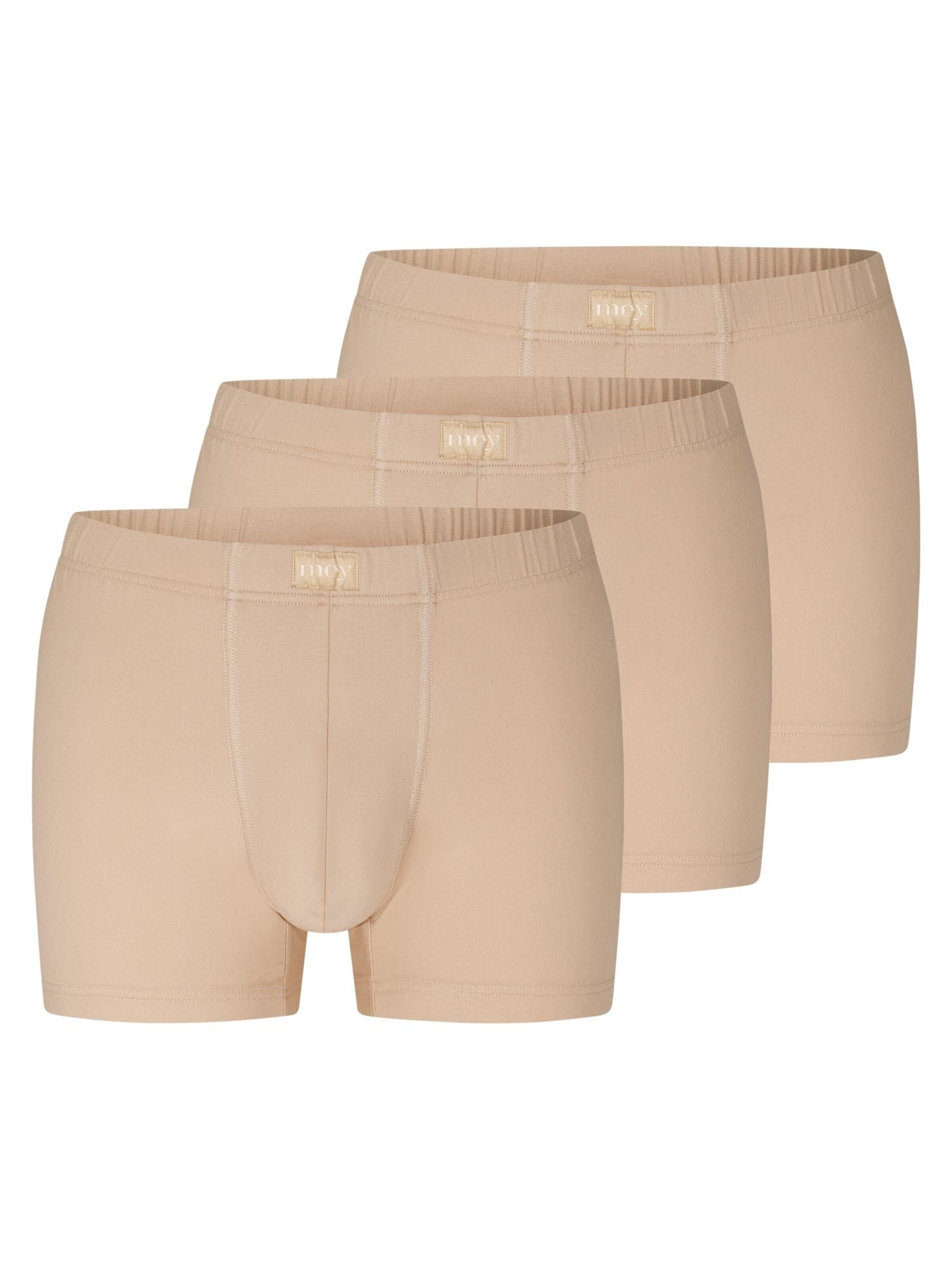 Mey Boxershorts 'Softball' in Beige: voorkant