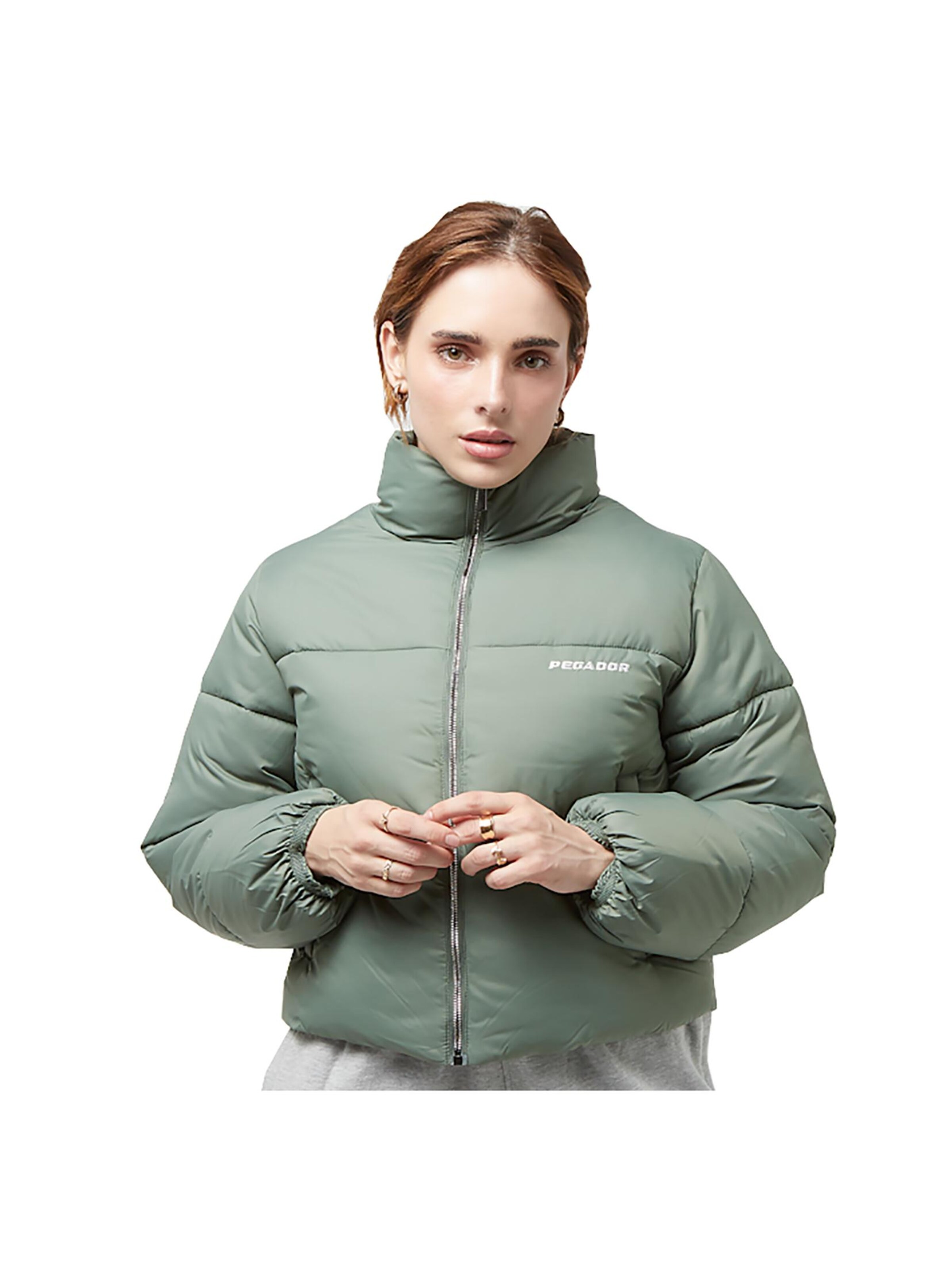 Pegador Winter Jacket 'Georgia' in Green: front