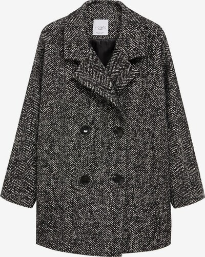 VIOLETA by Mango Übergangsmantel 'Maria' in schwarz / weiß, Produktansicht