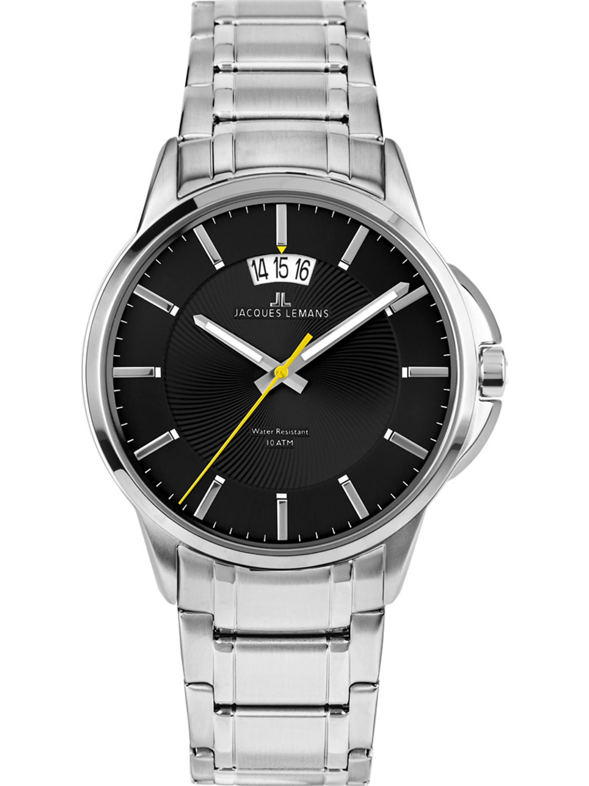Jacques Lemans Analog Watch in Silver: front