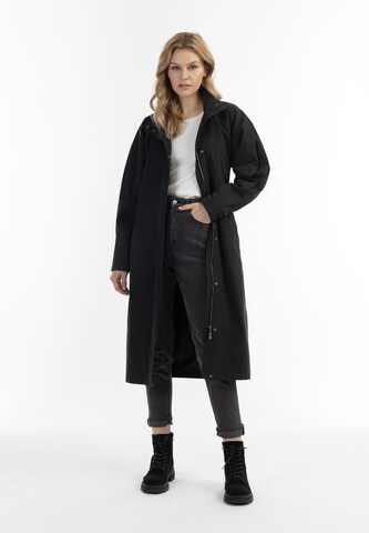 DreiMaster Vintage Between-Seasons Coat in Black