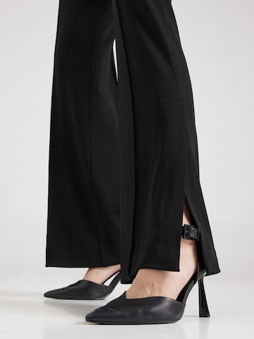 DAY BIRGER ET MIKKELSEN Flared Pleated Pants 'Wagner' in Black