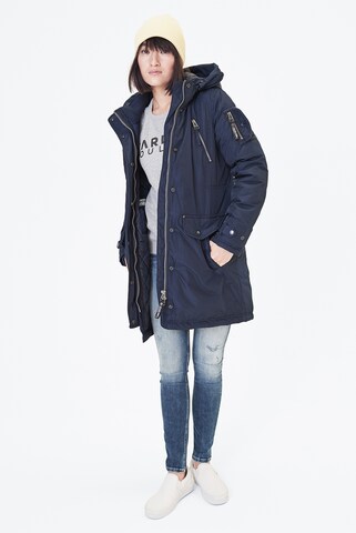 Harlem Soul Winter Parka 'Ka-Te' in Blue